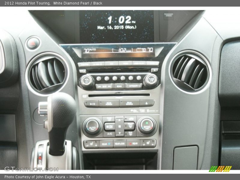White Diamond Pearl / Black 2012 Honda Pilot Touring