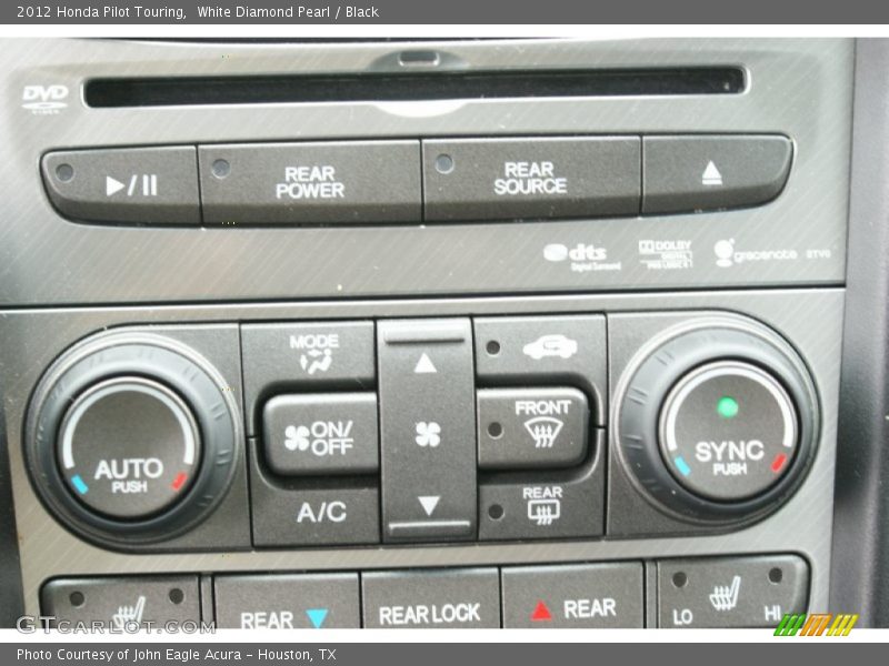 White Diamond Pearl / Black 2012 Honda Pilot Touring