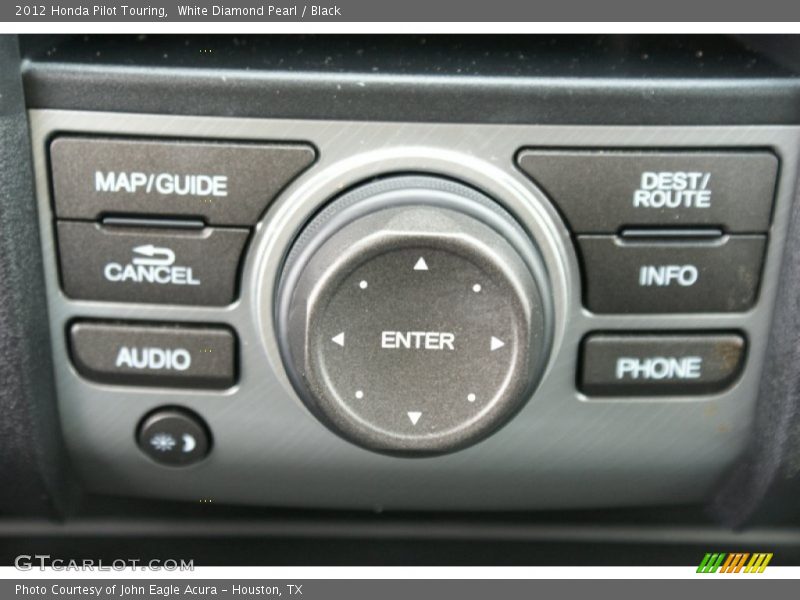 White Diamond Pearl / Black 2012 Honda Pilot Touring