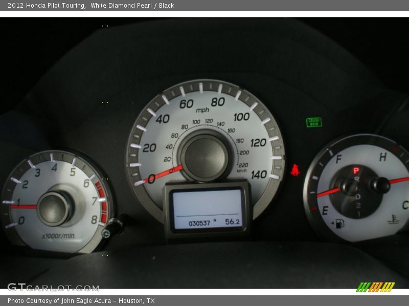 White Diamond Pearl / Black 2012 Honda Pilot Touring