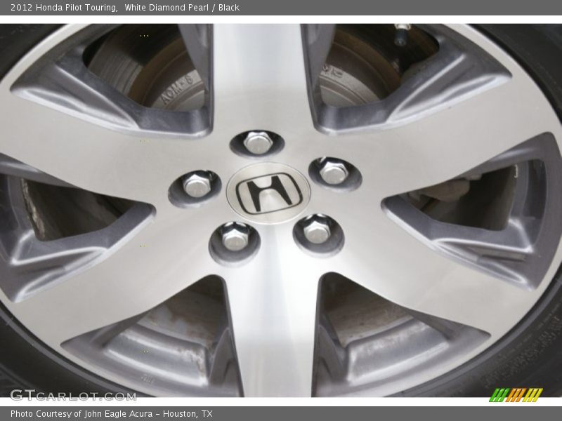 White Diamond Pearl / Black 2012 Honda Pilot Touring