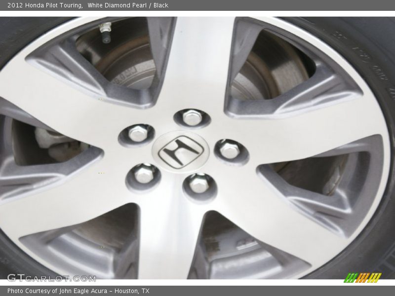 White Diamond Pearl / Black 2012 Honda Pilot Touring