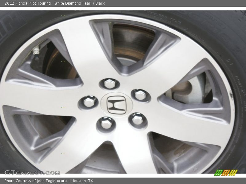 White Diamond Pearl / Black 2012 Honda Pilot Touring