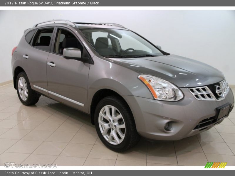 Platinum Graphite / Black 2012 Nissan Rogue SV AWD