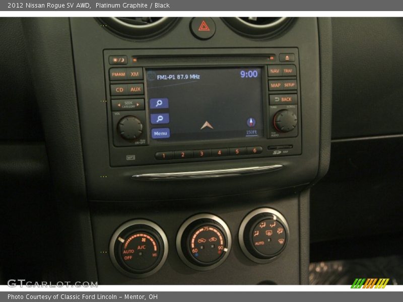 Platinum Graphite / Black 2012 Nissan Rogue SV AWD