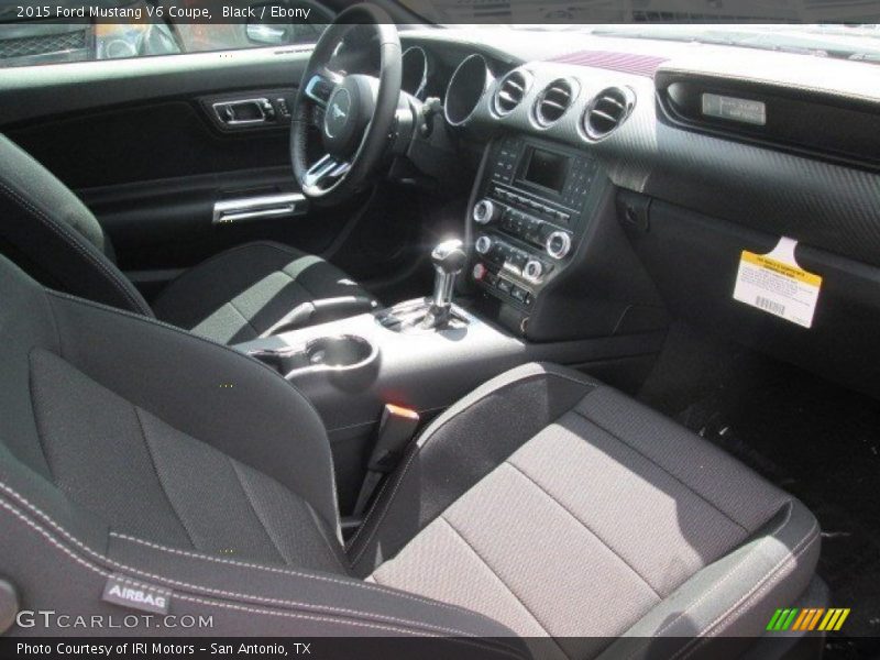 Black / Ebony 2015 Ford Mustang V6 Coupe