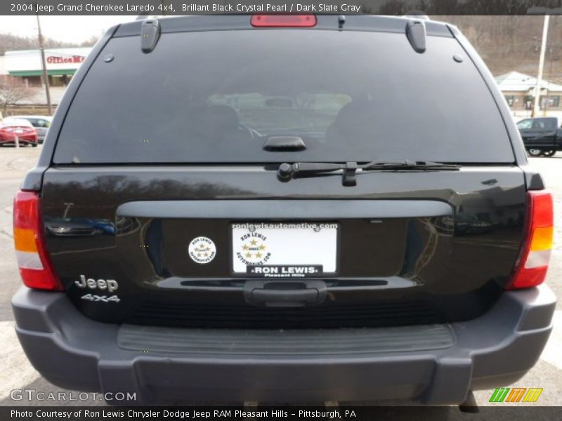 Brillant Black Crystal Pearl / Dark Slate Gray 2004 Jeep Grand Cherokee Laredo 4x4