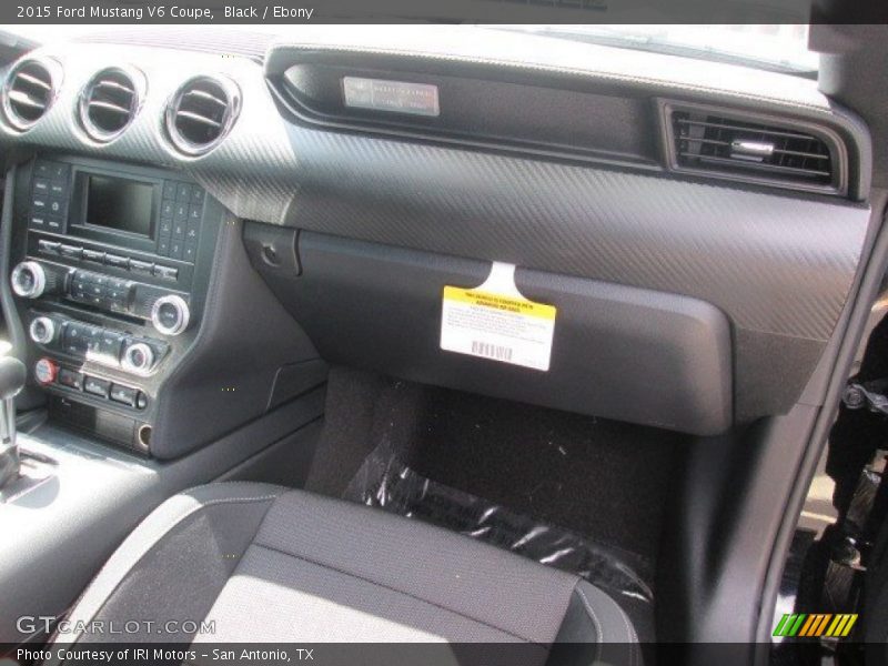 Black / Ebony 2015 Ford Mustang V6 Coupe