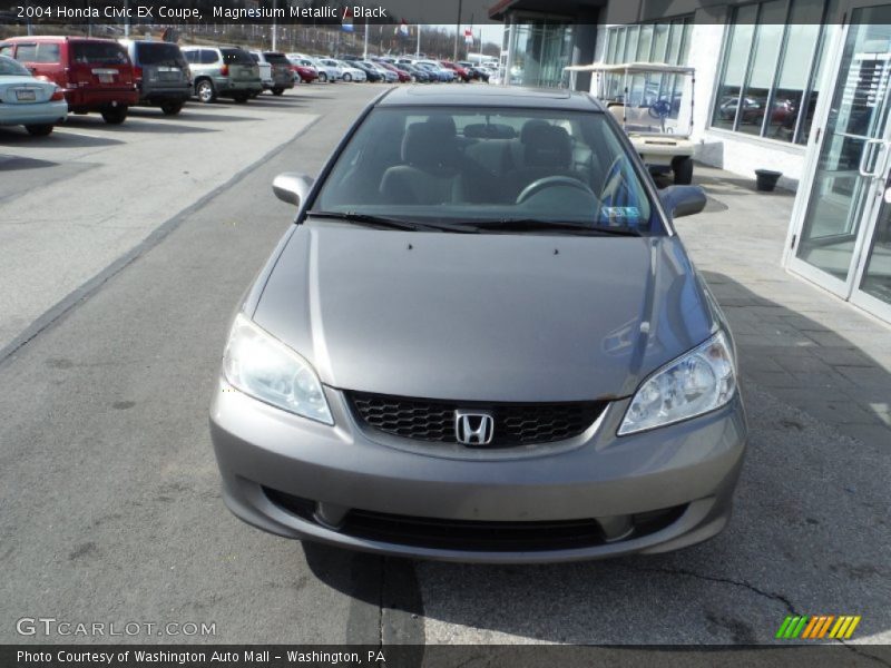Magnesium Metallic / Black 2004 Honda Civic EX Coupe