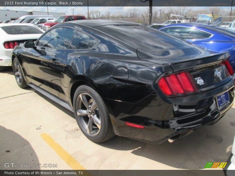 Black / Ebony 2015 Ford Mustang V6 Coupe