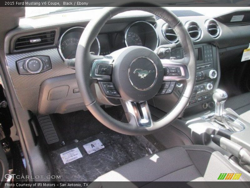 Black / Ebony 2015 Ford Mustang V6 Coupe