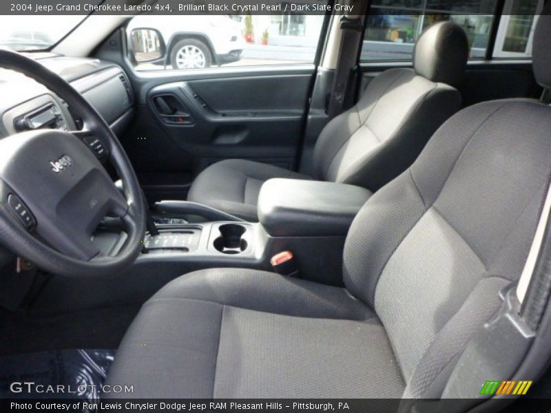Brillant Black Crystal Pearl / Dark Slate Gray 2004 Jeep Grand Cherokee Laredo 4x4