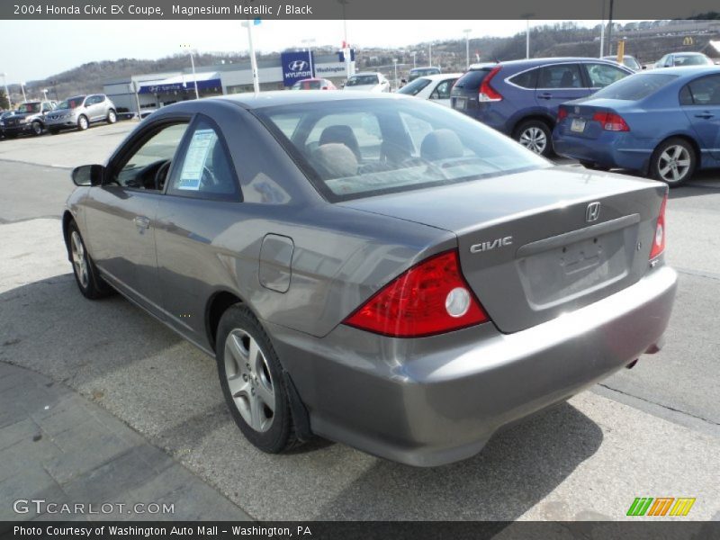 Magnesium Metallic / Black 2004 Honda Civic EX Coupe