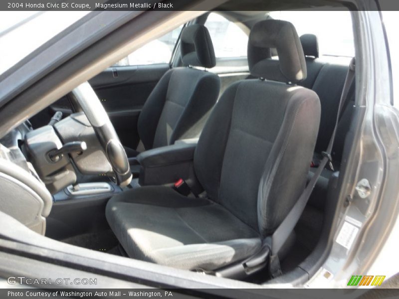Magnesium Metallic / Black 2004 Honda Civic EX Coupe