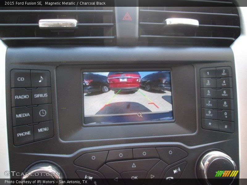 Magnetic Metallic / Charcoal Black 2015 Ford Fusion SE