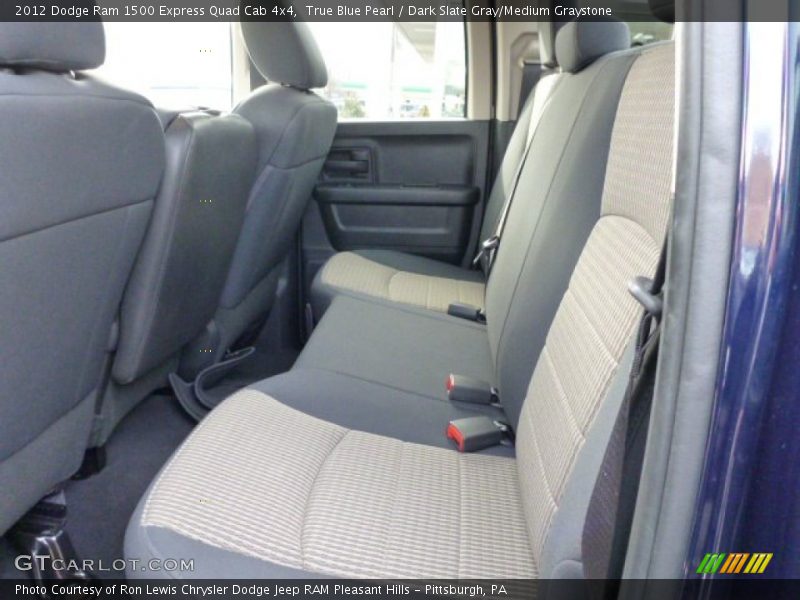 True Blue Pearl / Dark Slate Gray/Medium Graystone 2012 Dodge Ram 1500 Express Quad Cab 4x4