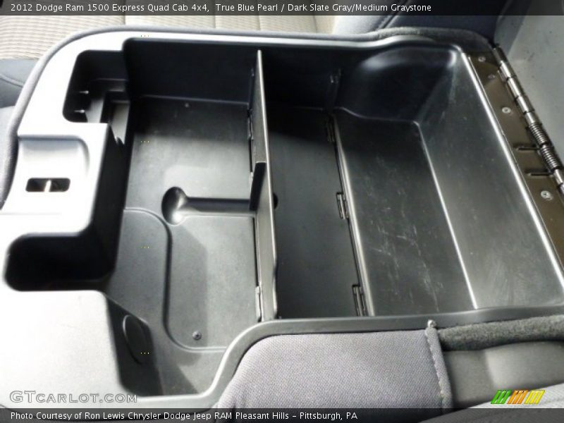 True Blue Pearl / Dark Slate Gray/Medium Graystone 2012 Dodge Ram 1500 Express Quad Cab 4x4