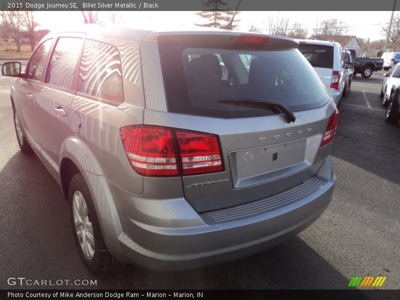 Billet Silver Metallic / Black 2015 Dodge Journey SE