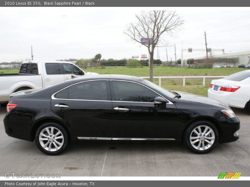 Black Sapphire Pearl / Black 2010 Lexus ES 350