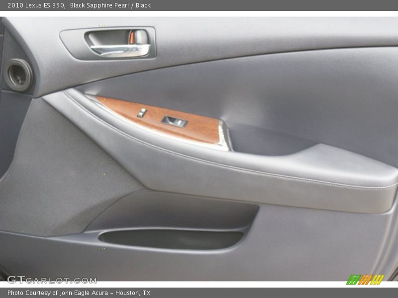 Black Sapphire Pearl / Black 2010 Lexus ES 350
