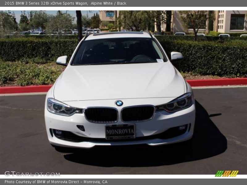 Alpine White / Black 2015 BMW 3 Series 328i xDrive Sports Wagon