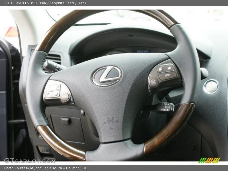 Black Sapphire Pearl / Black 2010 Lexus ES 350