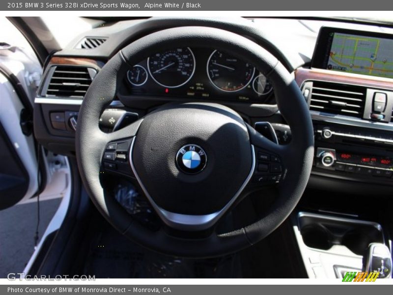 Alpine White / Black 2015 BMW 3 Series 328i xDrive Sports Wagon