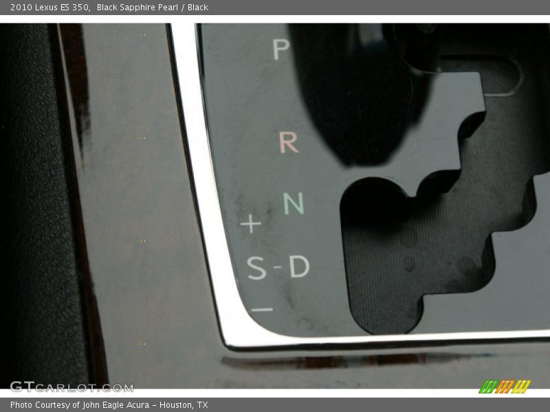 Black Sapphire Pearl / Black 2010 Lexus ES 350