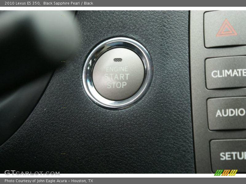 Black Sapphire Pearl / Black 2010 Lexus ES 350