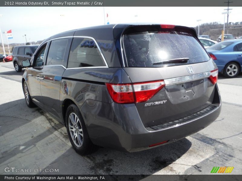 Smoky Topaz Metallic / Gray 2012 Honda Odyssey EX