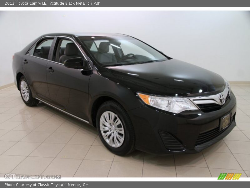 Attitude Black Metallic / Ash 2012 Toyota Camry LE
