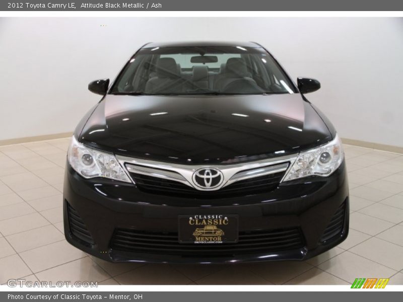 Attitude Black Metallic / Ash 2012 Toyota Camry LE