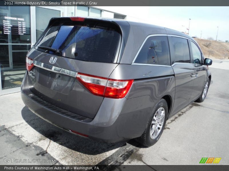 Smoky Topaz Metallic / Gray 2012 Honda Odyssey EX