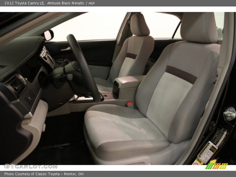 Attitude Black Metallic / Ash 2012 Toyota Camry LE