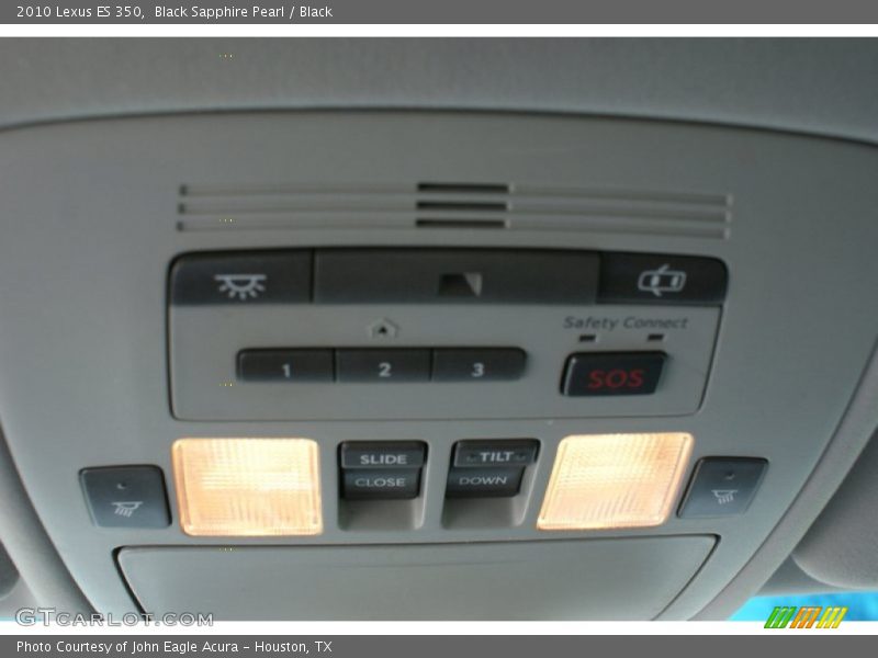 Black Sapphire Pearl / Black 2010 Lexus ES 350
