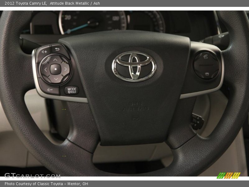 Attitude Black Metallic / Ash 2012 Toyota Camry LE