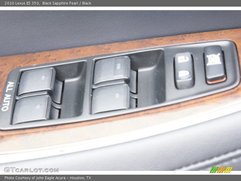 Black Sapphire Pearl / Black 2010 Lexus ES 350