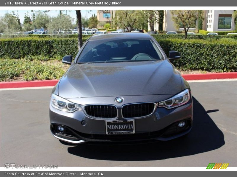 Mineral Grey Metallic / Black 2015 BMW 4 Series 428i Gran Coupe