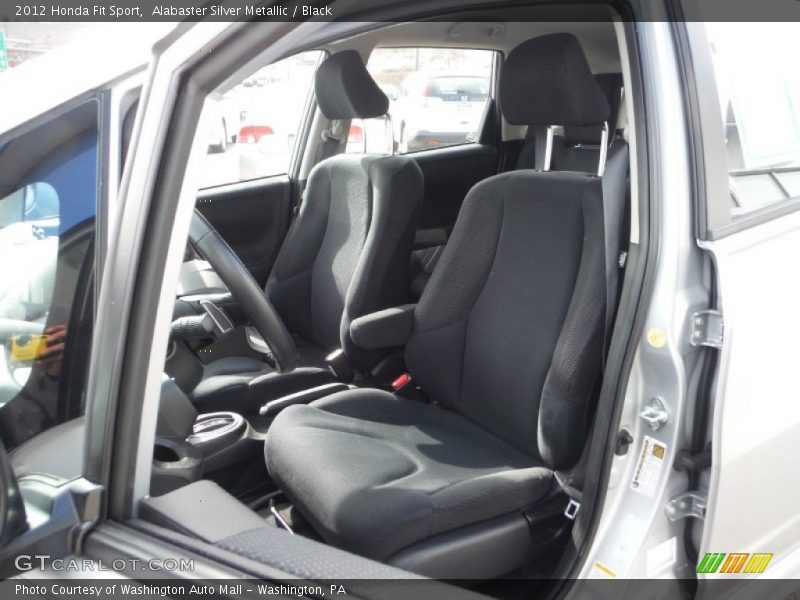 Alabaster Silver Metallic / Black 2012 Honda Fit Sport
