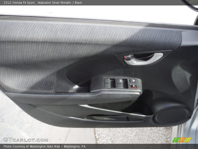 Alabaster Silver Metallic / Black 2012 Honda Fit Sport
