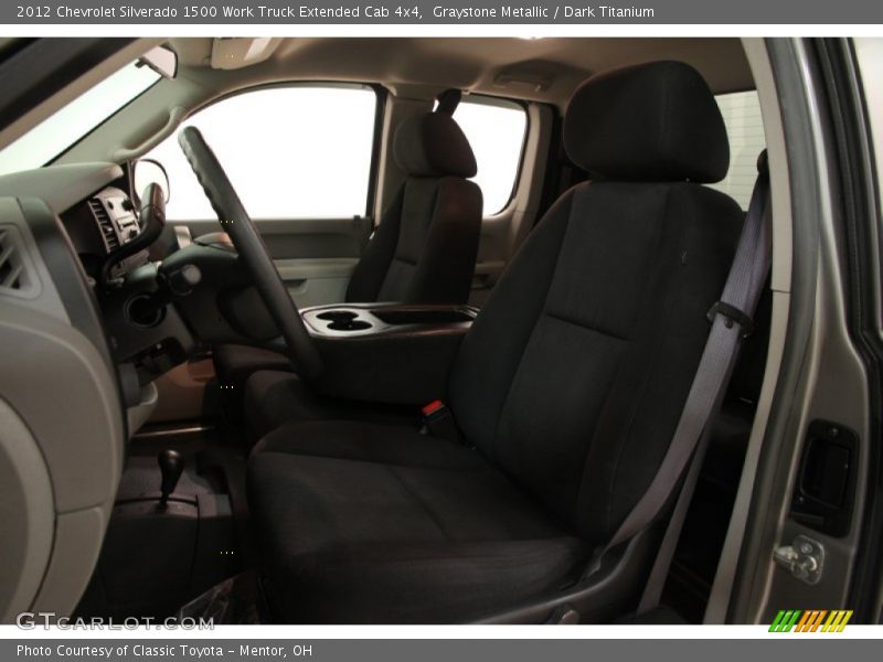 Graystone Metallic / Dark Titanium 2012 Chevrolet Silverado 1500 Work Truck Extended Cab 4x4
