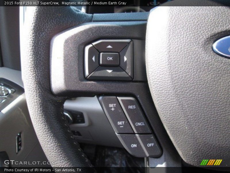 Magnetic Metallic / Medium Earth Gray 2015 Ford F150 XLT SuperCrew