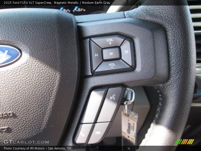 Magnetic Metallic / Medium Earth Gray 2015 Ford F150 XLT SuperCrew