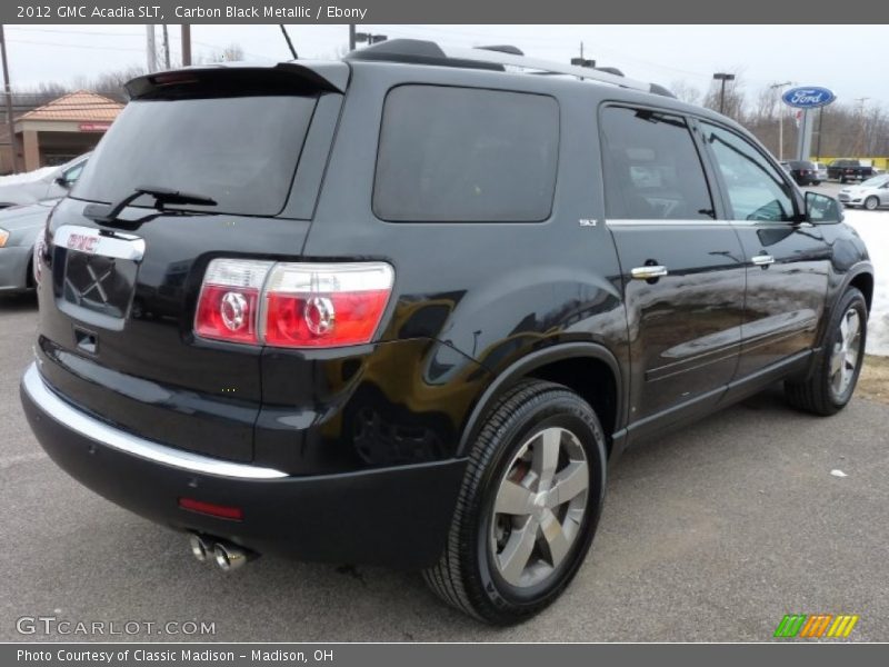 Carbon Black Metallic / Ebony 2012 GMC Acadia SLT