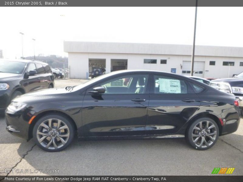 Black / Black 2015 Chrysler 200 S