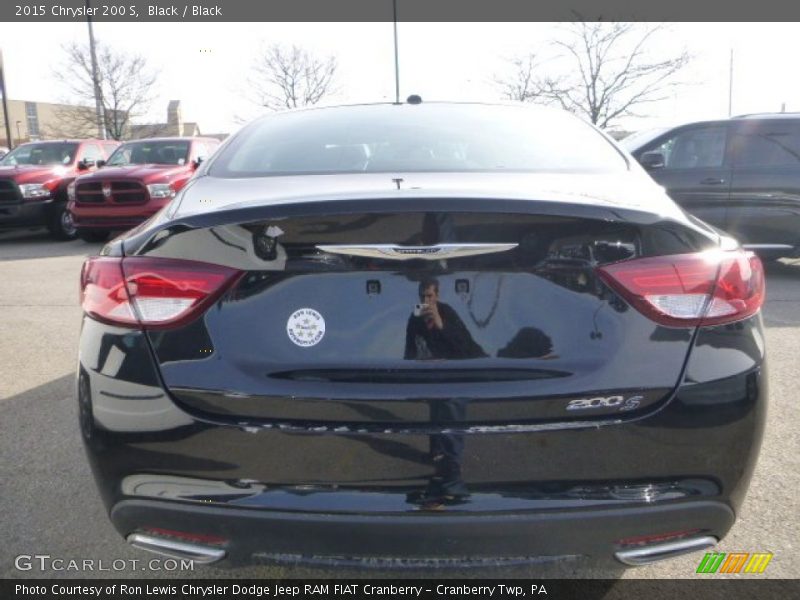 Black / Black 2015 Chrysler 200 S