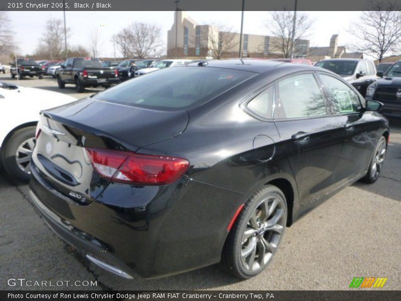 Black / Black 2015 Chrysler 200 S