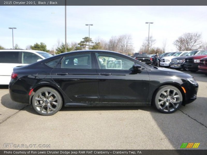 Black / Black 2015 Chrysler 200 S