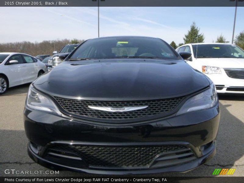 Black / Black 2015 Chrysler 200 S