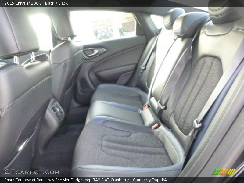 Black / Black 2015 Chrysler 200 S